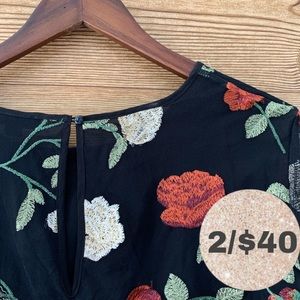 DAHLIA FLORAL EMBROIDERED FEMME LACE FLOWER